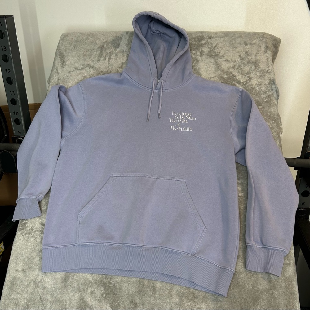 H&M Classic Men's Relaxed‎ Fit Hoodie Color Purple/Lavender Size Large